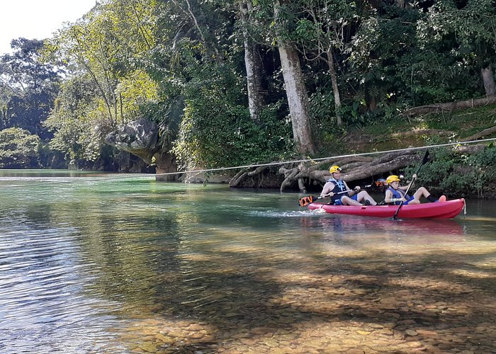 **Xunantunich Tour from San Pedro with Cave Kayaking & Tubing — Flights Included**
